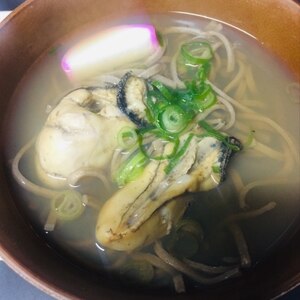 牡蠣蕎麦